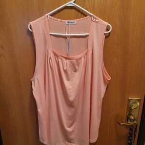 Blush Pink Sleeveless Blouse By Fantaslook Size XXXL